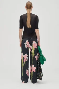 2263 Dry Viscose, Elasticated Long Pantssg-aw25-p009-2263