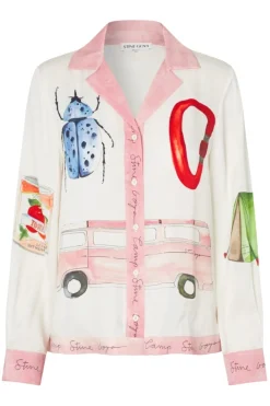 2263 Dry Viscose, Loose Long Sleeve Shirtsg-aw25-t096-2263