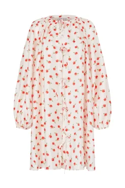 2067 Flat Textured Poly, Voluminous Bow Dresssg-ps26-d150-2067