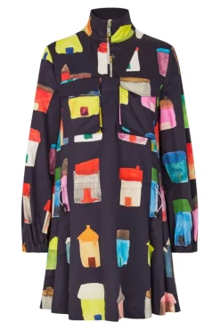 2340 Midweight Cotton, Pullover Parka Dresssg-aw25-d174-2340