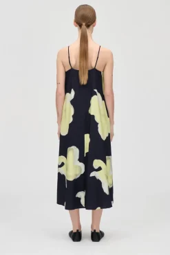 2450 Printed Viscose, Floral Long Dresssg-ps26-d207-2450