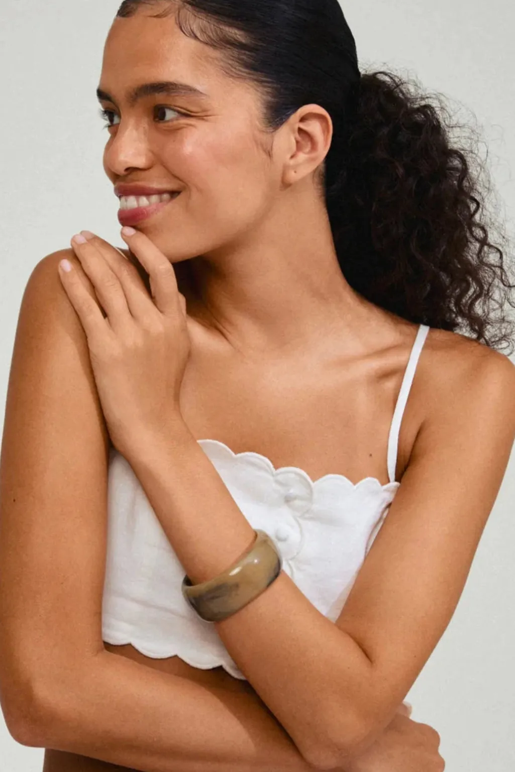 Aase Maxi Bangle Green 262520122