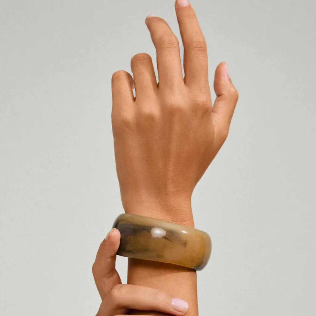 Aase Maxi Bangle Green 262520122