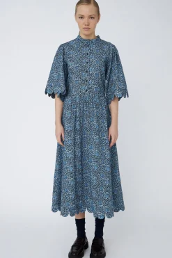 All Over Printed Midi Dressse53-4250