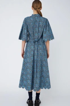 All Over Printed Midi Dressse53-4250