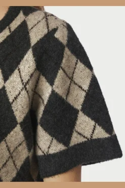 Allestar Check Knit Cardigan 165729