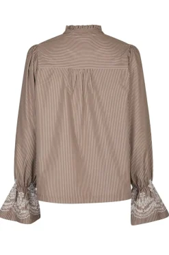 Amara Striped Emb Blouse 166705