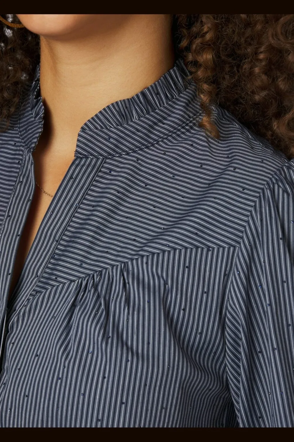 Astrida Stripe Stone Blouse 167292