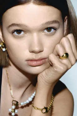 Atomic Dome Signet Ring