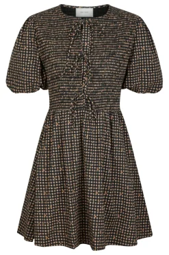 Auda Check Smock Dress 165419