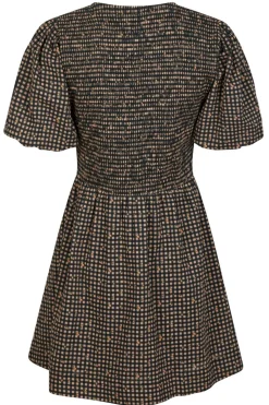 Auda Check Smock Dress 165419