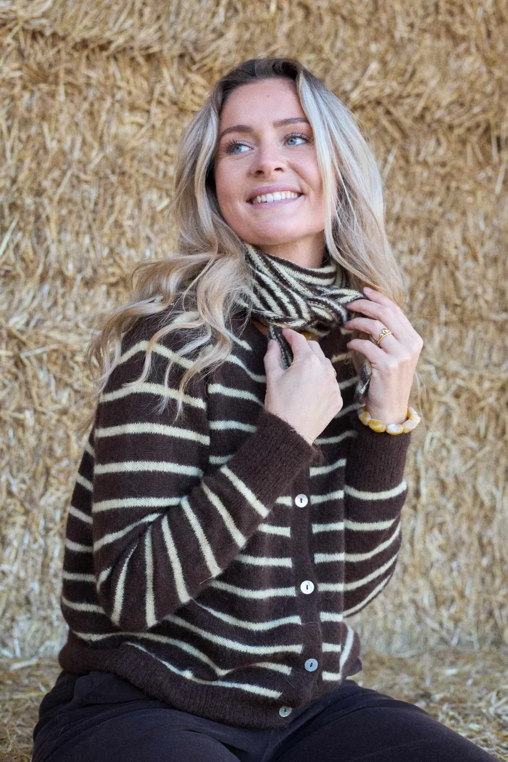 Bcdell Mini Stripe Scarf 208394