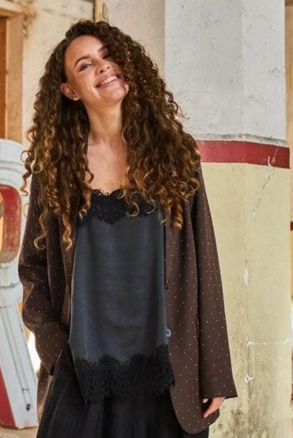 Bcevie Lace Strap Top 41046