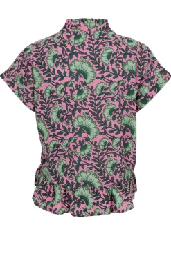 Bcflora Ruffle S/S Blouse 39809