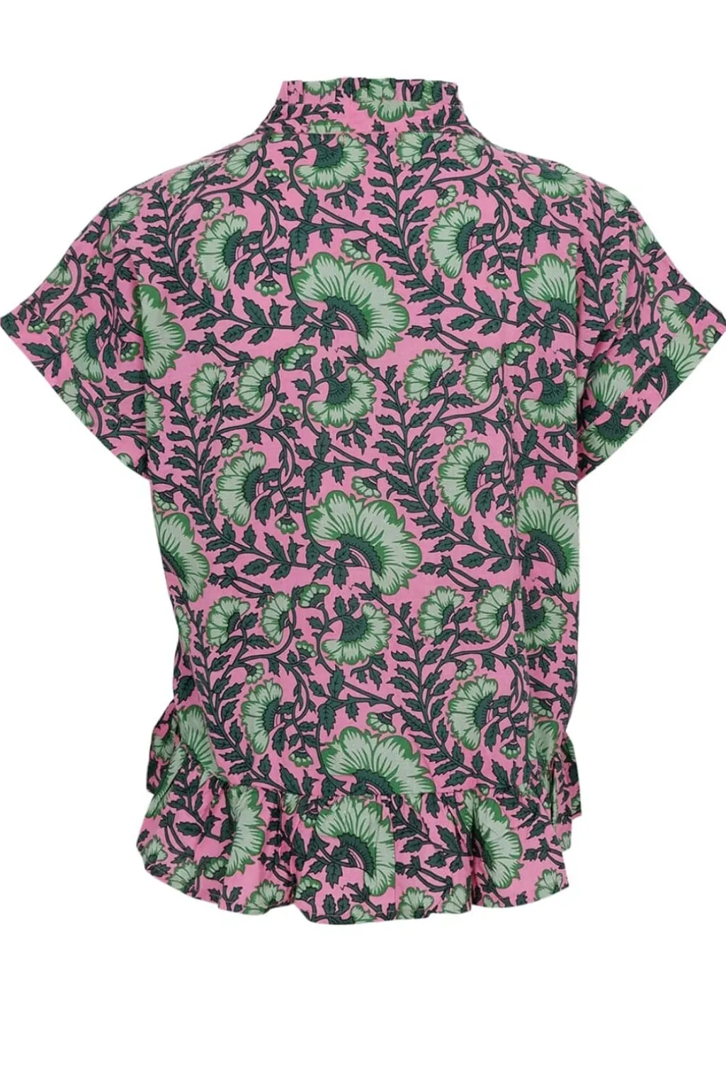 Bcflora Ruffle S/S Blouse 39809