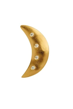 Bella Moon Earring With Four Stones