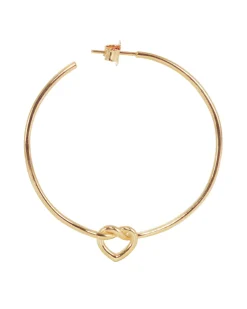 Big Tied Heart Hoop BTHH-AW25-G