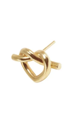 Big Tied Heart Stud BTHS-AW25-G