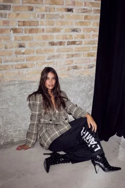 Blanket Check Blazer HL10270