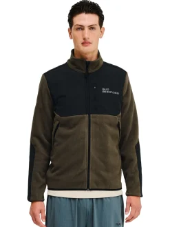 Blocked Zip Fleece 610209