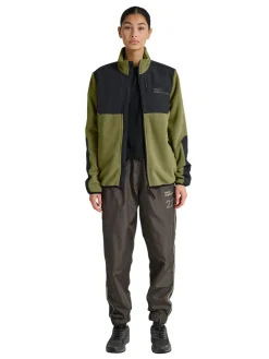 Blocked Zip Fleece 610209