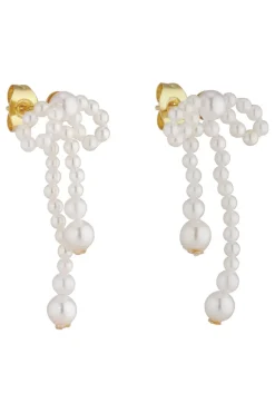 Bow Pearl Earring
