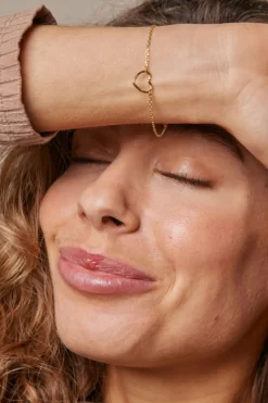 Bracelet, Organic Heart B112GM