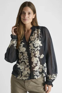 Brise Printed Voile Blouse