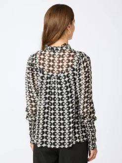 Camisa Graphic Print Blouse