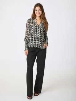 Camisa Graphic Print Blouse