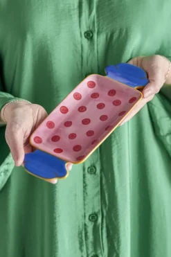 Caramella Serveringsfad, Rosa, Stentøj 82072358