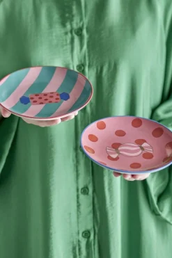 Caramella Tallerken, Rosa, Stentøj 82062880