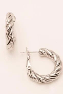 Cassandra Twisted Hoops  BM0614E0480
