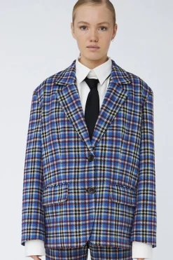 Checked Blazerck53-7193