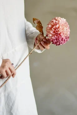 Chrysantemum Stilk, Rosa, Kunstige Blomster 82072031