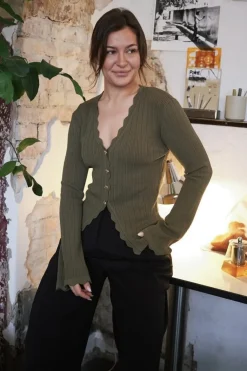 Clara Stitch Knit Blouse 164484