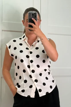 Cleo Polka Dot Blouse