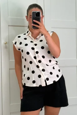Cleo Polka Dot Blouse