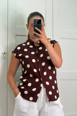 Cleo Polka Dot Blouse