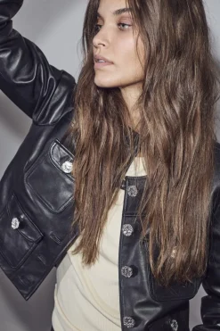 Cocktail Leather Jacket HL10008