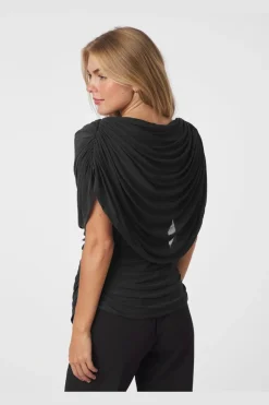 Cottuna Drapy Mesh Top 167205