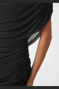 Cottuna Drapy Mesh Top 167205