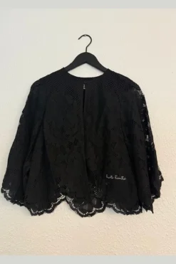 Curvey Lace Hem Bolero HL10221