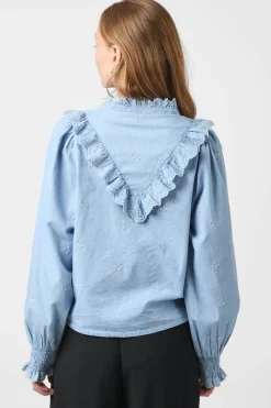 Degas Denim Blouse 166229