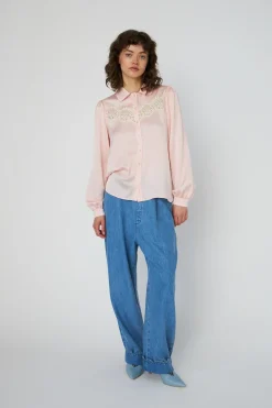 Delicate Lace Shirtcp54-2308