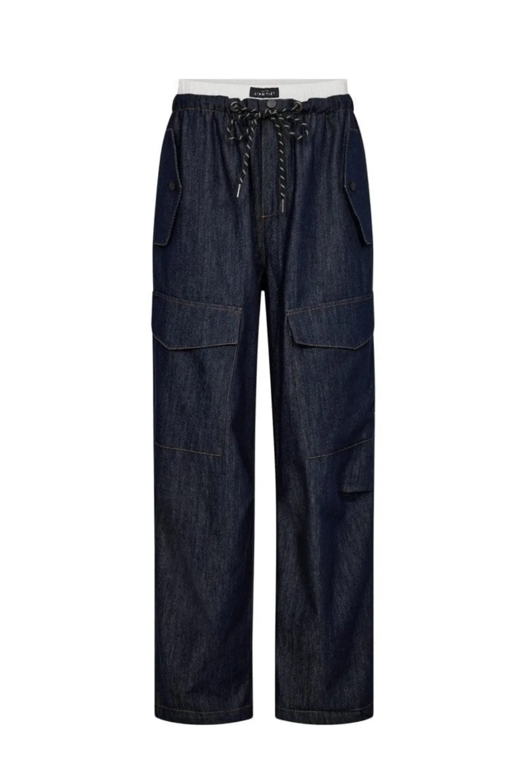 Denim Cargo Pull On Tall Trouser HL10356