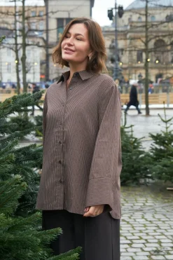 Dita Striped Line Shirt 166888