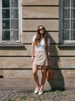 Donte Melange Pinstripe Skirt 164593