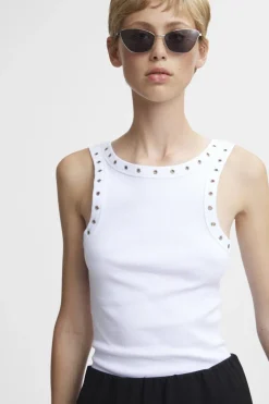 DrewGZ eyelet tank top