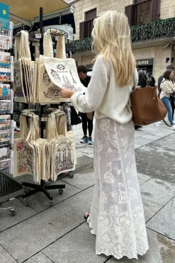 Ellinoric Lace Maxi Skirt